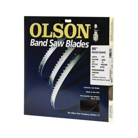 Olson Saw WB56380DB 0.25 x 80 in. Band Saw Blade -  2033769